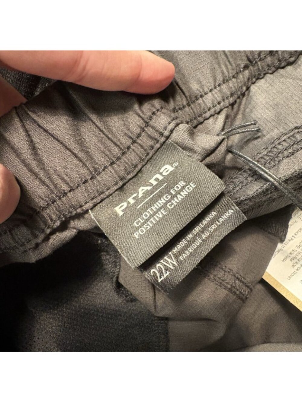 Prana Women 22W Charcoal Ripstop Outdoor Hiking Double Peak All-Around Pant NWT - Picture 11 of 14